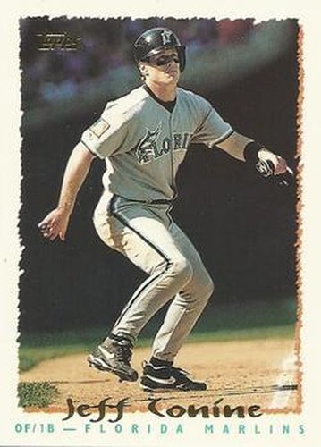 #130 Jeff Conine - Florida Marlins - 1995 Topps Baseball