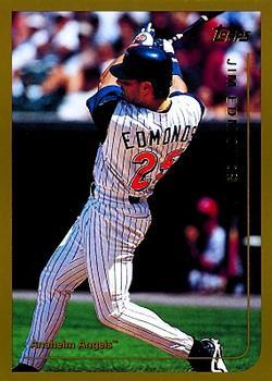 #130 Jim Edmonds - Anaheim Angels - 1999 Topps Baseball