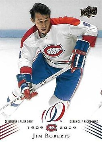 #130 Jim Roberts - Montreal Canadiens - 2008-09 Upper Deck Montreal Canadiens Centennial Hockey