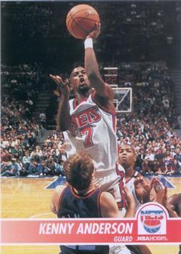 #130 Kenny Anderson - New Jersey Nets - 1994-95 Hoops Basketball