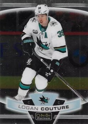 #130 Logan Couture - San Jose Sharks - 2019-20 O-Pee-Chee Platinum Hockey