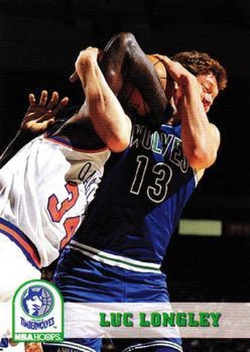 #130 Luc Longley - Minnesota Timberwolves - 1993-94 Hoops Basketball