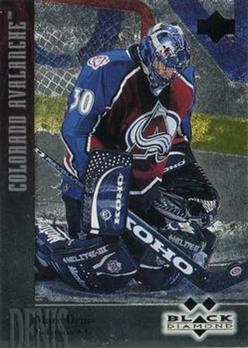 #130 Marc Denis - Colorado Avalanche - 1996-97 Upper Deck Black Diamond Hockey