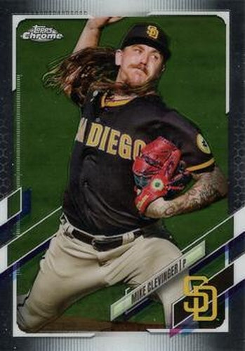 #130 Mike Clevinger - San Diego Padres - 2021 Topps Chrome Baseball
