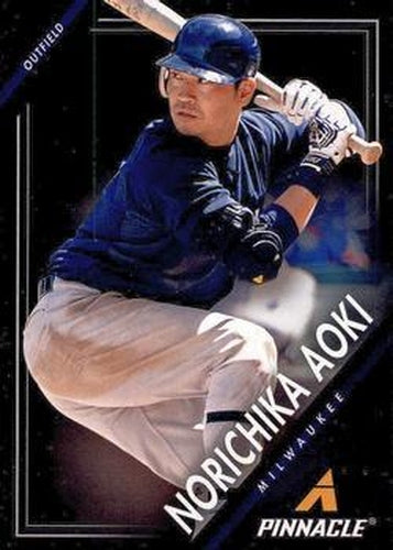 #130 Norichika Aoki - Milwaukee Brewers - 2013 Pinnacle Baseball