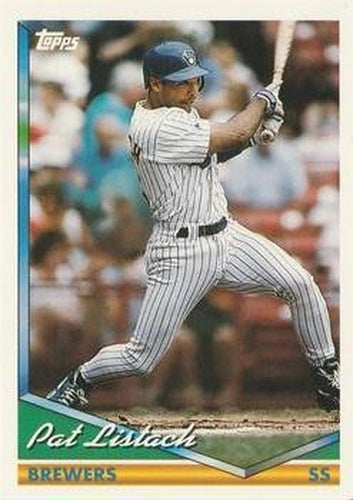 #130 Pat Listach - Milwaukee Brewers - 1994 Topps Baseball