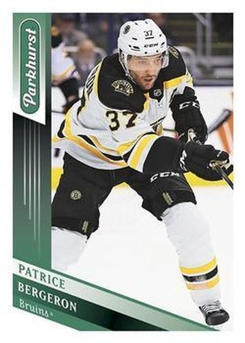 #130 Patrice Bergeron - Boston Bruins - 2019-20 Parkhurst Hockey