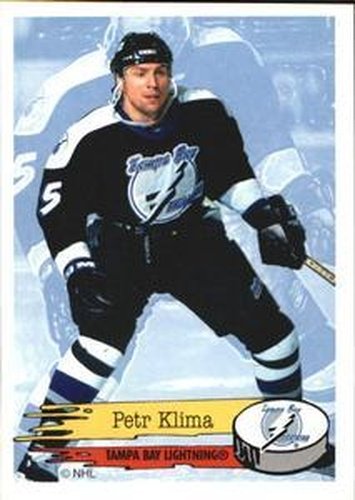 #130 Petr Klima - Tampa Bay Lightning - 1995-96 Panini Hockey Stickers