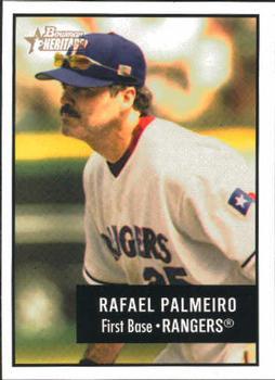 #130 Rafael Palmeiro - Texas Rangers - 2003 Bowman Heritage Baseball
