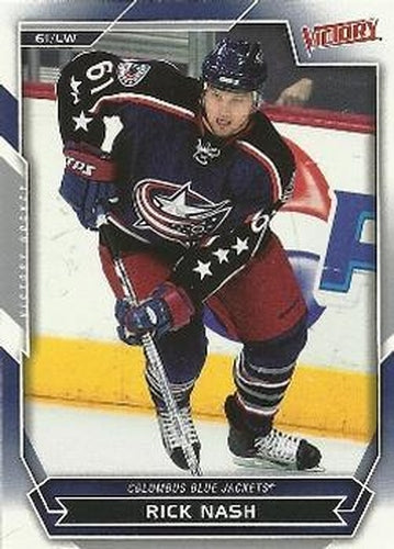 #130 Rick Nash - Columbus Blue Jackets - 2007-08 Upper Deck Victory Hockey