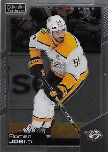 #130 Roman Josi - Nashville Predators - 2020-21 O-Pee-Chee Platinum Hockey