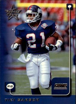 #130 Tiki Barber - New York Giants - 1999 Leaf Rookies & Stars Football