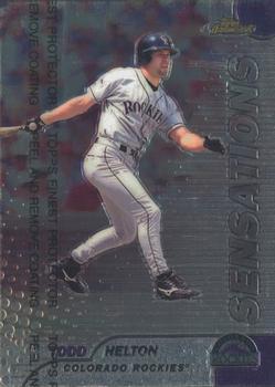 #130 Todd Helton - Colorado Rockies - 1999 Finest Baseball