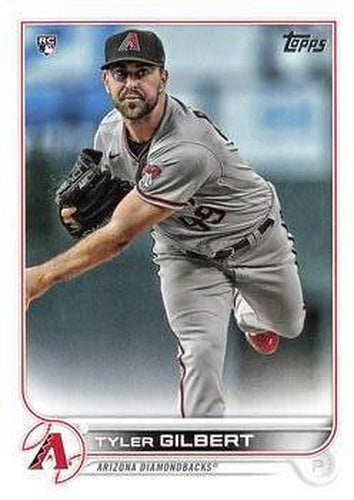 #130 Tyler Gilbert - Arizona Diamondbacks - 2022 Topps Baseball