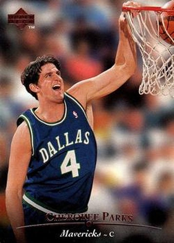 #130 Cherokee Parks - Dallas Mavericks - 1995-96 Upper Deck Basketball
