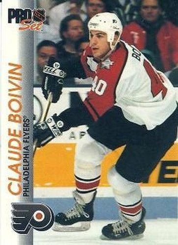 #130 Claude Boivin - Philadelphia Flyers - 1992-93 Pro Set Hockey