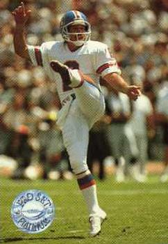 #130 Mike Horan - Denver Broncos - 1991 Pro Set Platinum Football