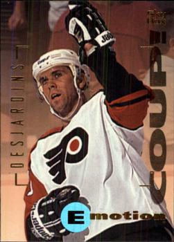 #130 Eric Desjardins - Philadelphia Flyers - 1995-96 SkyBox E-Motion Hockey