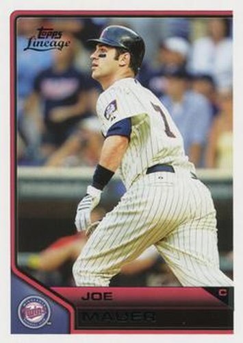 #130 Joe Mauer - Minnesota Twins - 2011 Topps Lineage Baseball