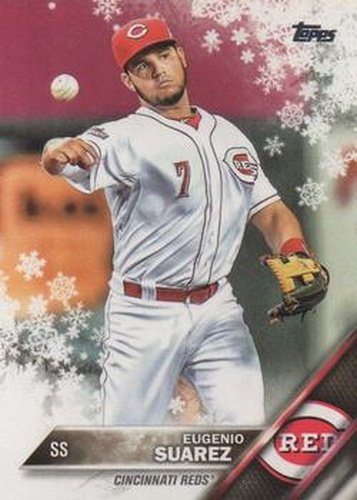 #HMW130 Eugenio Suarez - Cincinnati Reds - 2016 Topps Holiday Baseball