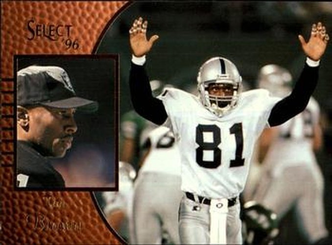 #130 Tim Brown - Oakland Raiders - 1996 Select Football