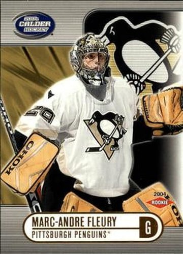 #130 Marc-Andre Fleury - Pittsburgh Penguins - 2003-04 Pacific Calder Hockey