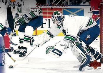 #130 Sean Burke - Hartford Whalers - 1995-96 Upper Deck Hockey