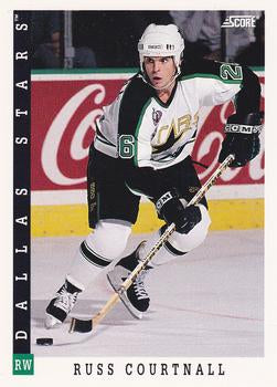 #130 Russ Courtnall - Dallas Stars - 1993-94 Score Canadian Hockey