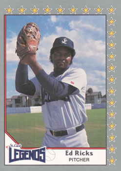 #130 Ed Ricks - St. Lucie Legends - 1990 Pacific Senior League Baseball
