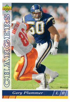 #130 Gary Plummer - San Diego Chargers - 1993 Upper Deck Football