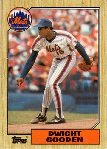 #130 Dwight Gooden - New York Mets - 1987 Topps Baseball