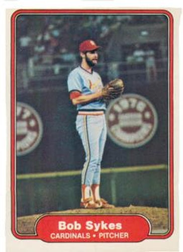 #130 Bob Sykes - St. Louis Cardinals - 1982 Fleer Baseball