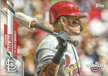 #130 Yadier Molina - St. Louis Cardinals - 2020 Topps Opening Day Baseball