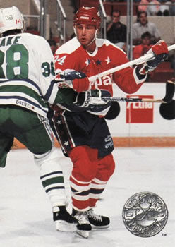 #130 Al Iafrate - Washington Capitals - 1991-92 Pro Set Platinum Hockey