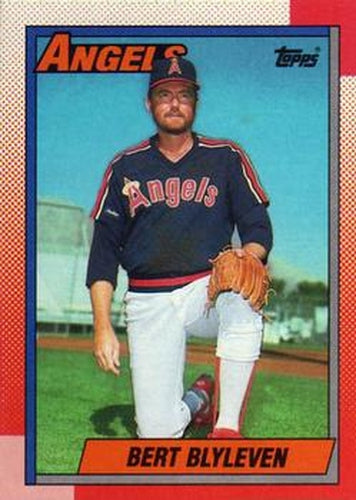 #130 Bert Blyleven - California Angels - 1990 Topps Baseball