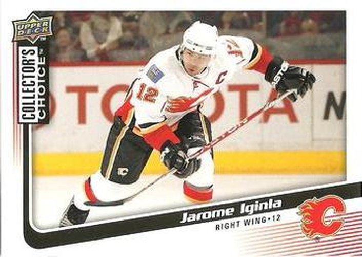 #130 Jarome Iginla - Calgary Flames - 2009-10 Collector's Choice Hockey