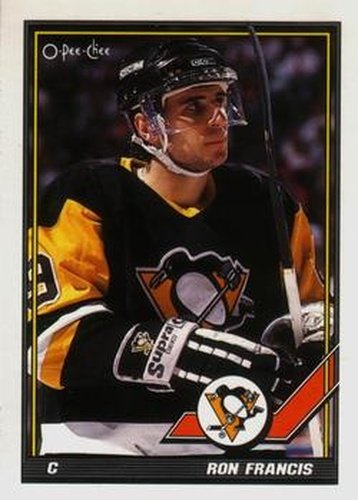 #130 Ron Francis - Pittsburgh Penguins - 1991-92 O-Pee-Chee Hockey