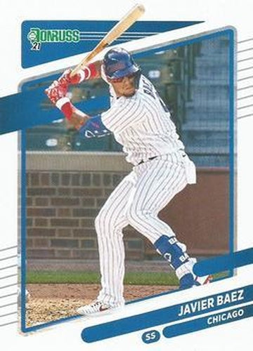 #130 Javier Baez - Chicago Cubs - 2021 Donruss Baseball