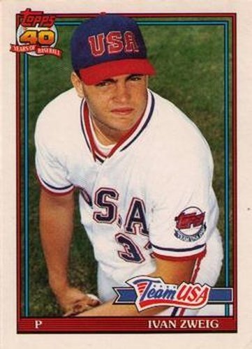 #131T Ivan Zweig - USA - 1991 Topps Traded Baseball