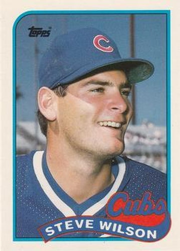 #131T Steve Wilson - Chicago Cubs - 1989 Topps Traded Baseball