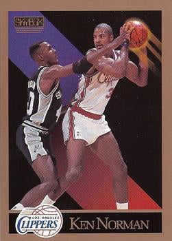 #131 Ken Norman - Los Angeles Clippers - 1990-91 SkyBox Basketball