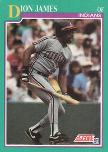 #131 Dion James - Cleveland Indians - 1991 Score Baseball
