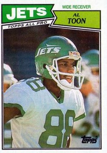 #131 Al Toon - New York Jets - 1987 Topps Football