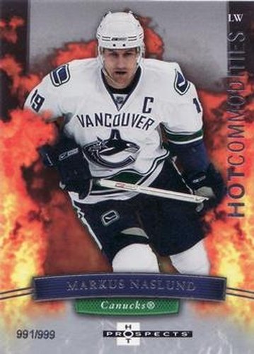 #131 Markus Naslund - Vancouver Canucks - 2007-08 Fleer Hot Prospects Hockey