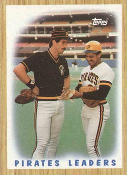 #131 Pirates Leaders - Pittsburgh Pirates - 1987 Topps Baseball