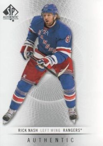 #131 Rick Nash - New York Rangers - 2012-13 SP Authentic Hockey