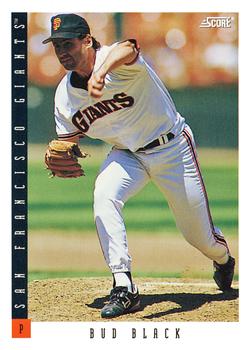 #131 Bud Black - San Francisco Giants - 1993 Score Baseball