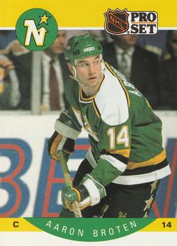 #131 Aaron Broten - Minnesota North Stars - 1990-91 Pro Set Hockey