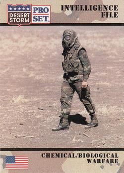 #131 Chemical/Biological Warfare - 1991 Pro Set Desert Storm