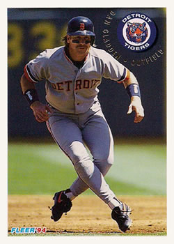 #131 Dan Gladden - Detroit Tigers - 1994 Fleer Baseball